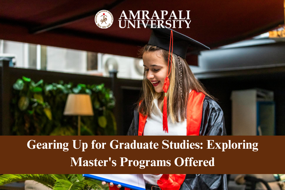 Gearing Up for Graduate Studies Exploring Master's Programs Offered